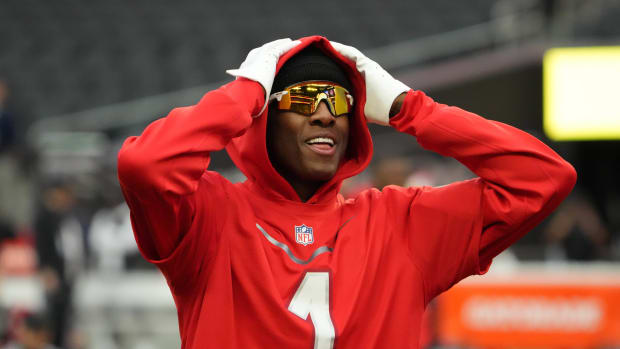 CB Sauce Gardner at the Pro Bowl Games